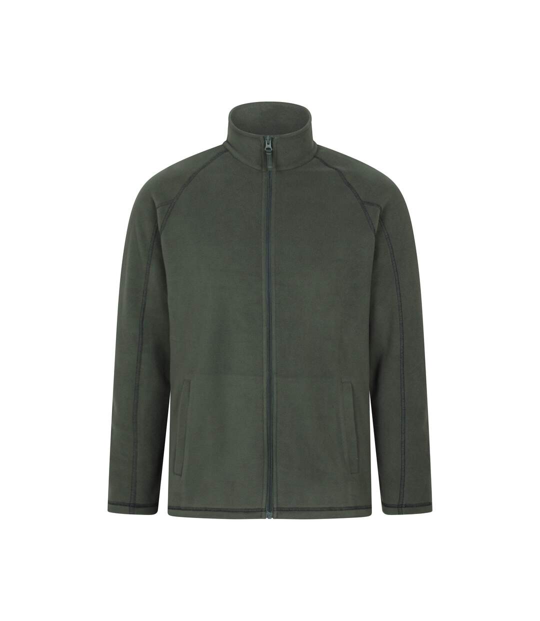 Veste Polaire Ashbourne Homme Vert Kaki Mountain Warehouse-1