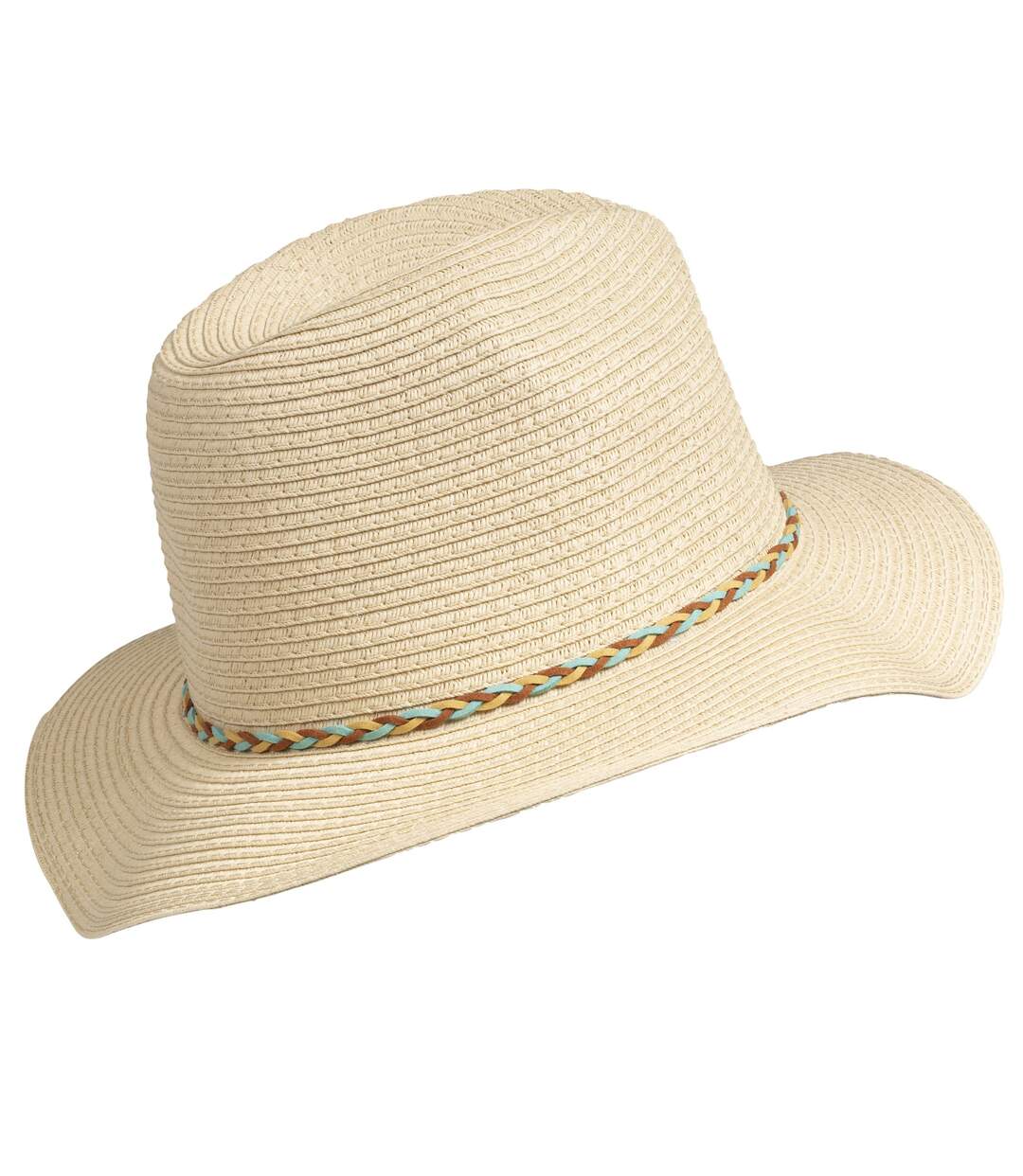 Isotoner Chapeau femme fedora tresse-2