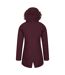 Mountain Warehouse Womens/Ladies Tarka II Long Padded Jacket (Burgundy) - UTMW1942