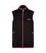 Womens/ladies Body Warmer Black Flamingo Pink Regatta-2