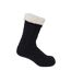 Chaussons Chaussettes Adulte Noir Miso-1