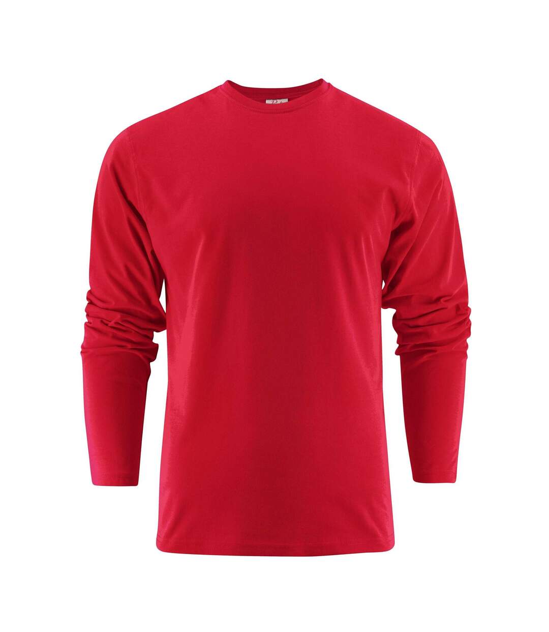 T-shirt Manches Longues Heavy Homme Rouge Printer-1