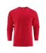 T-shirt Manches Longues Heavy Homme Rouge Printer-1