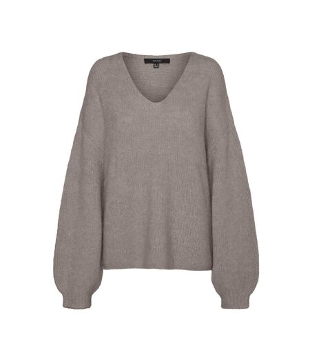 Pull Marron Femme Vero Moda Mooth - L