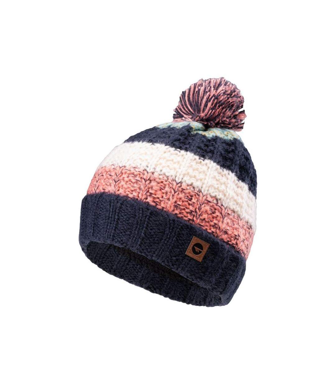 Bonnet Motif/style Blocs De Couleurs Hana Femme Noir Bleu Marine Foncé Rose Hi-Tec-4