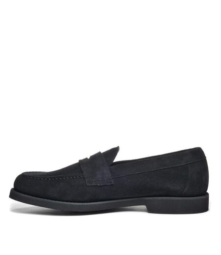 Mens Ryan Polaris Suede Loafers Blue Navy Sebago