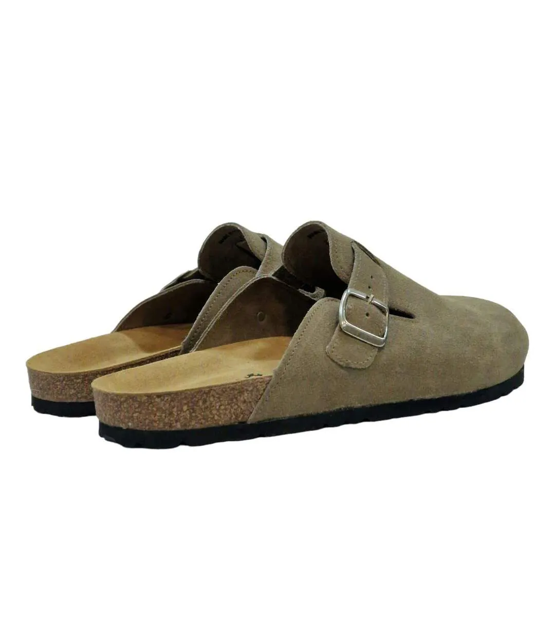 Mens Suede Flat Mule Sandals Taupe Jack Wills-2