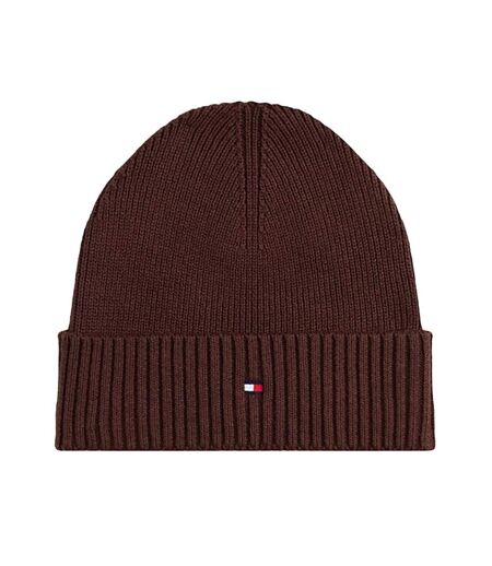 Bonnet marron homme tommy hilfiger pima flag