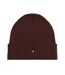 Bonnet marron homme tommy hilfiger pima flag-1