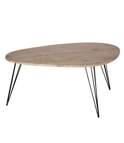 Table basse design Neile - L. 97 x H. 50 cm - Noir