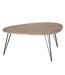 Table basse design Neile - L. 97 x H. 50 cm - Noir-1