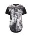 Mens Youth Photo Print Mesh Basketball Shirt Grey Criminal Damage-1