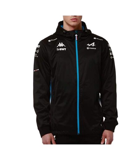 Veste noire/turquoise homme kappa adrafi - s