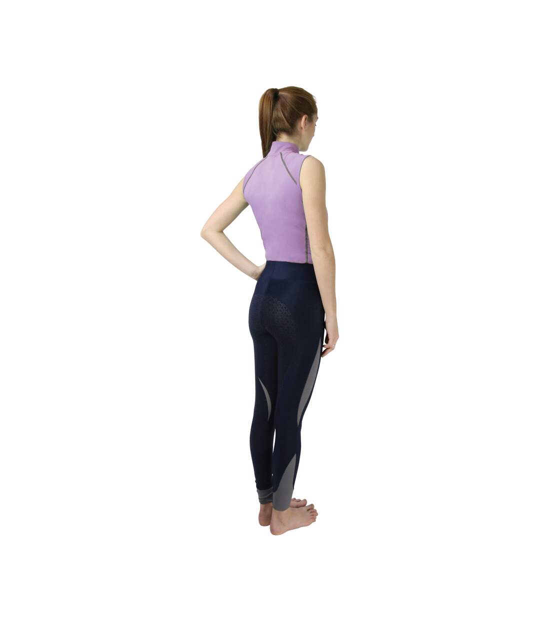 Débardeur femme lilas Hy Sport Active-2