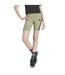 Womens/ladies Future Icons High Waist Cycling Shorts Green Adidas-3