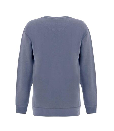 Mens Crew Neck Regular Sweater Top Pastel Blue Firetrap