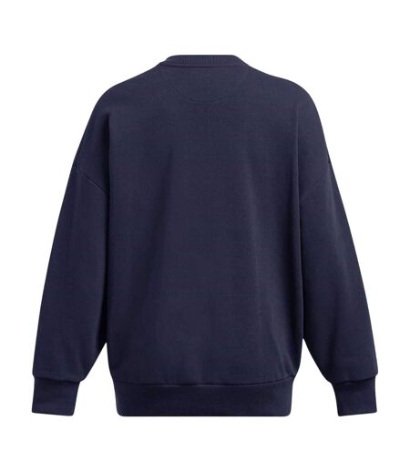 Womens/ladies Icon Oversized Sweatshirt Blue Under Armour
