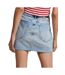 Jupe en jean bleu clair femme superdry mini skirt-2