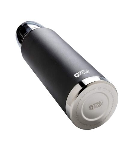 Elite copper vacuum insulation 1l flask one size black Swiss Peak