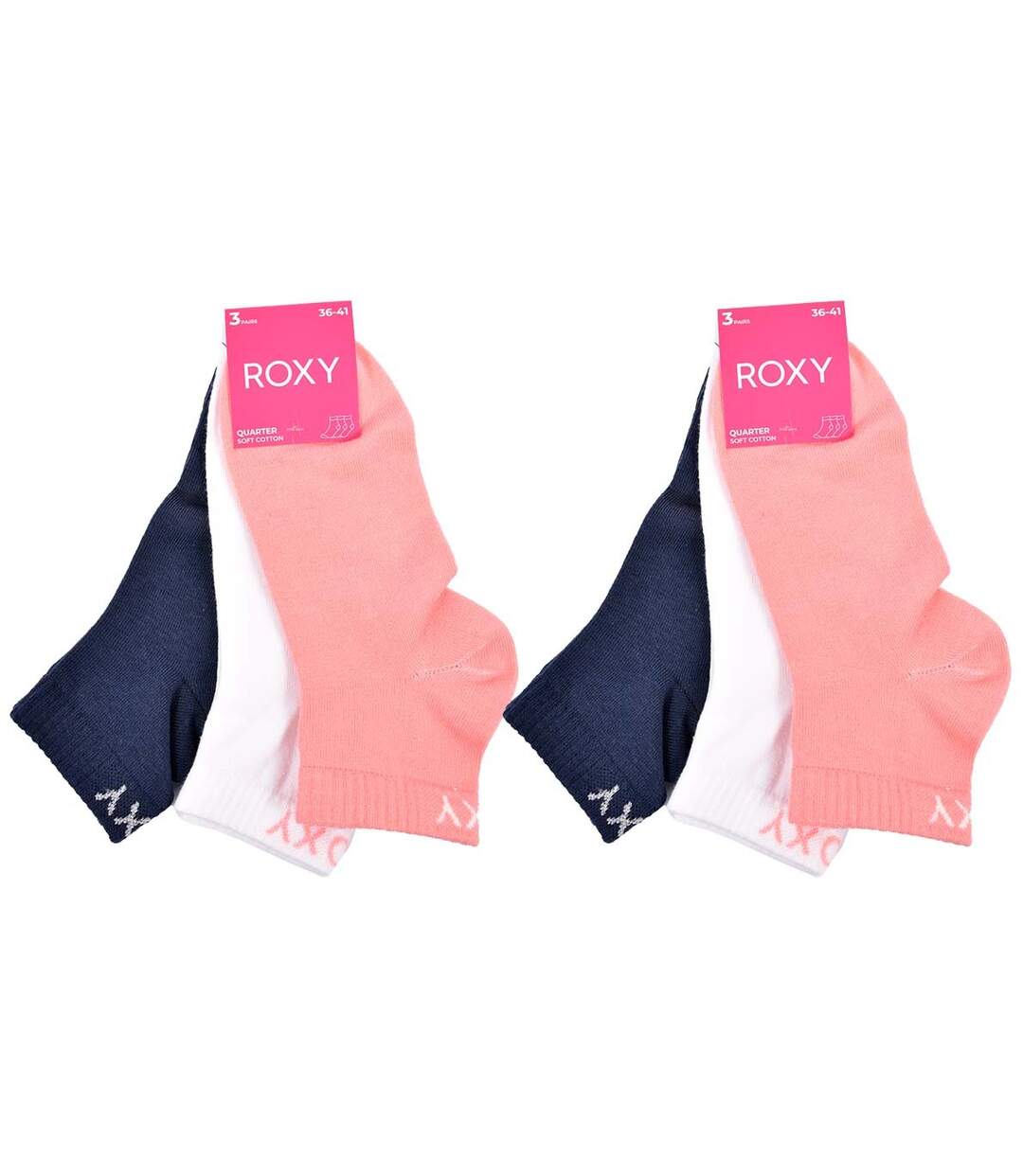 Chaussettes ROXY QUARTER Pack de 6 Paires 3662R-4