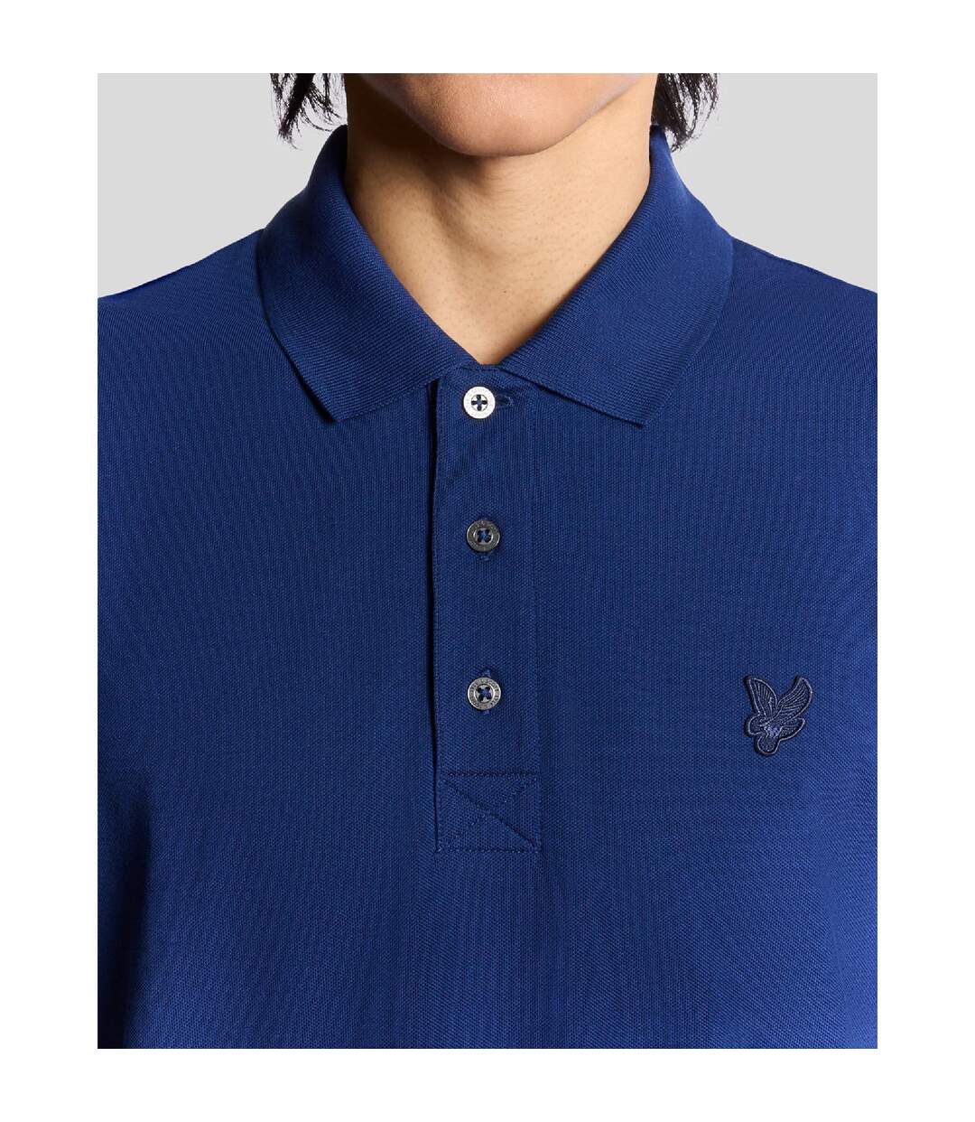 Polo Superfine Homme Bleu Marine Foncé Lyle & Scott-3