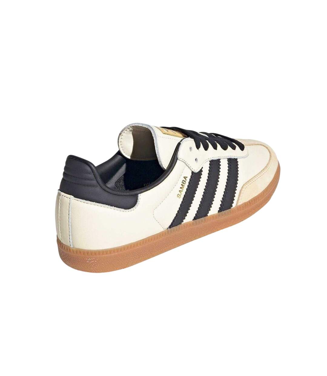 Womens/ladies Samba Og Leather Trainers Cream White Adidas-2