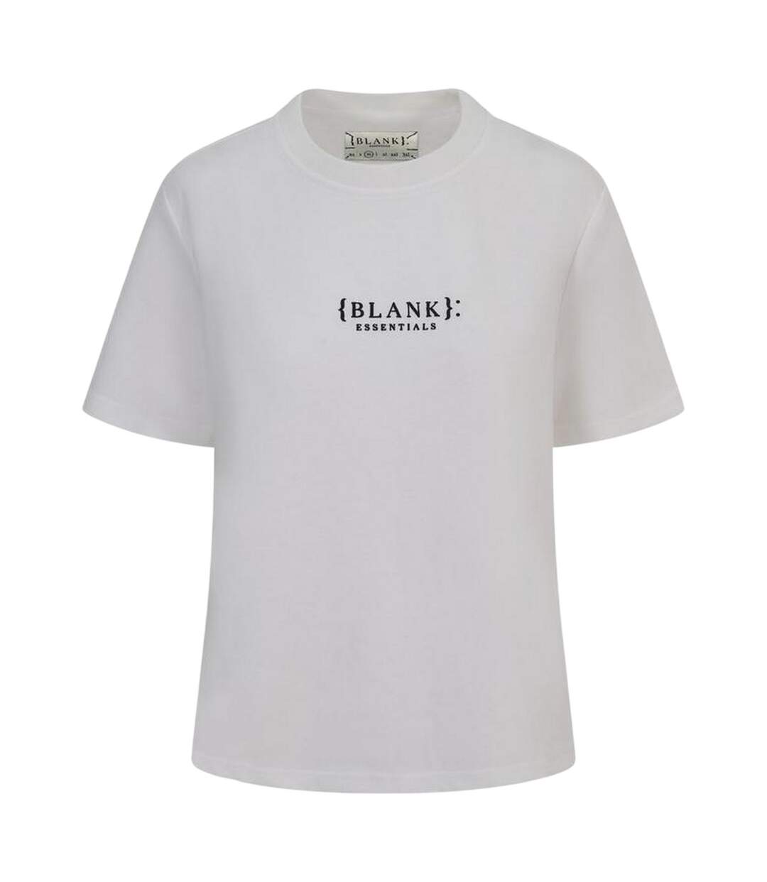 Womens/ladies Essentials Logo Boyfriend T-shirt Off White Blank Essentials-1
