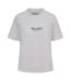Womens/ladies Essentials Logo Boyfriend T-shirt Off White Blank Essentials-1