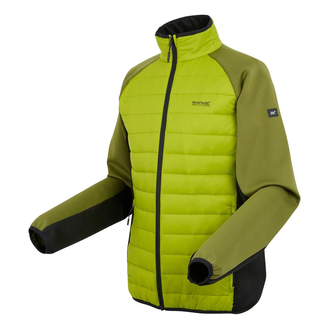 Veste hybride clumber homme vert clair / vert néphrite Regatta-3