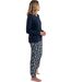 Pyjama pantalon haut manches longues Romantic Winter Admas