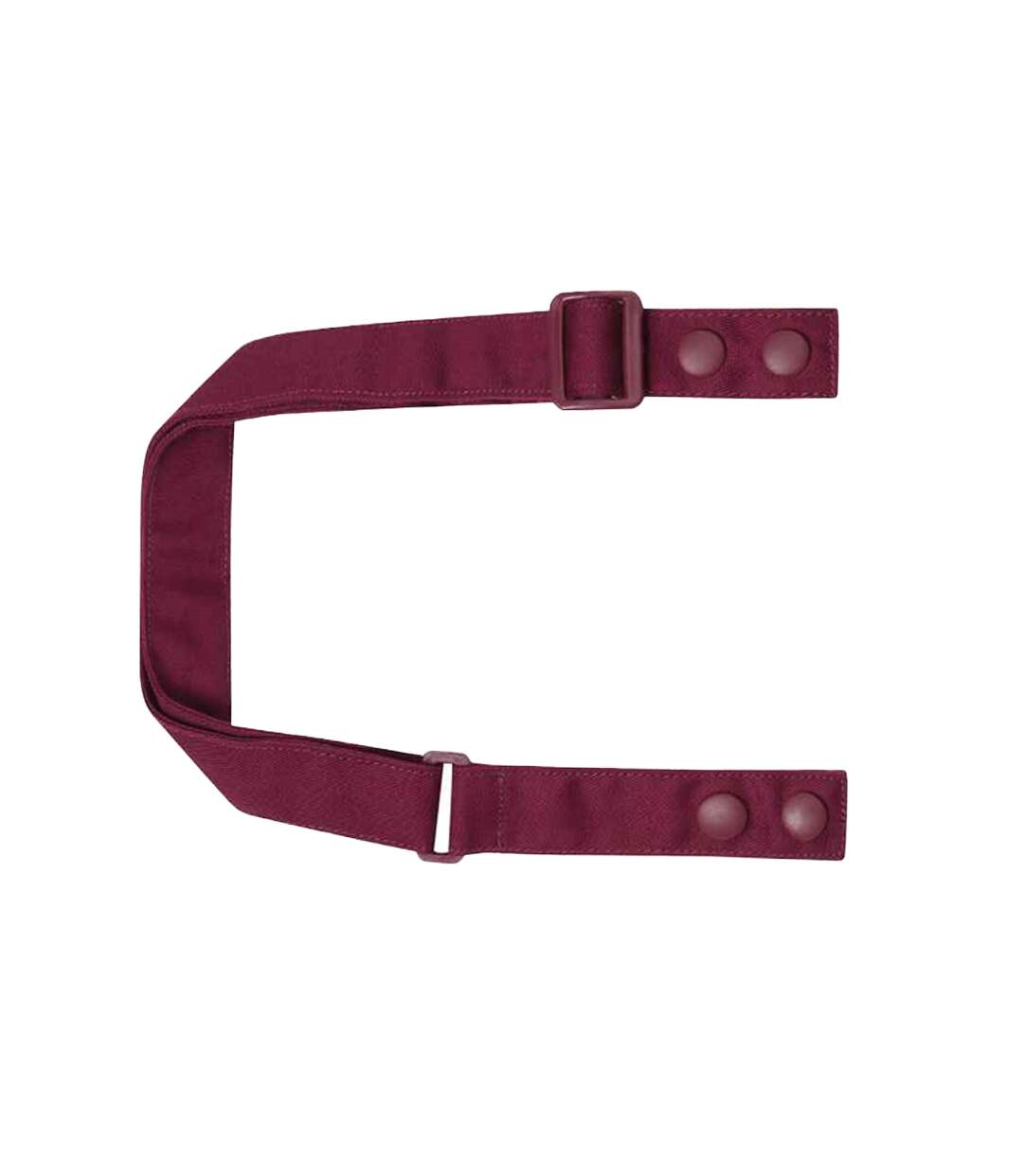 Swap & pop customizable apron straps one size burgundy Premier-2