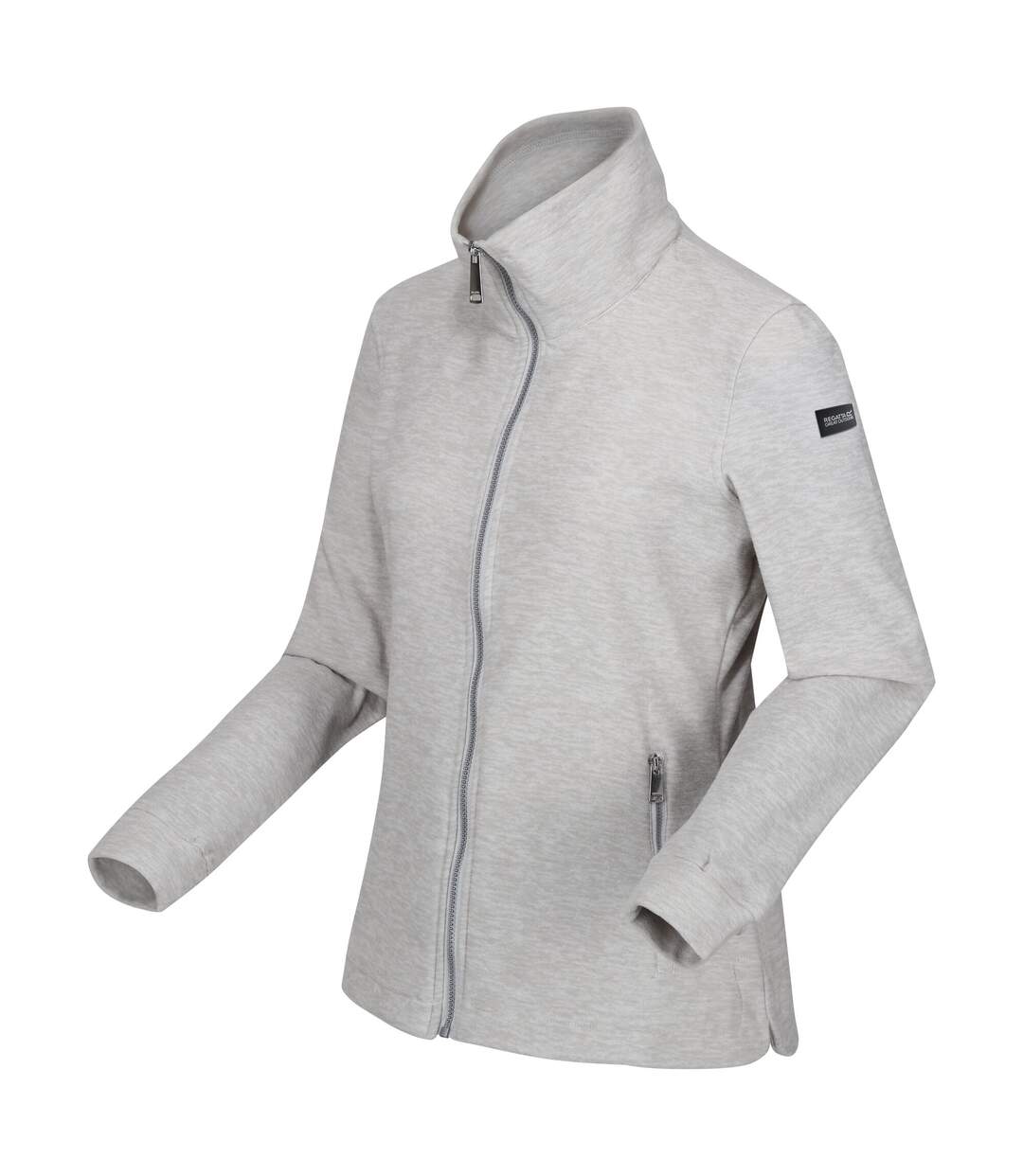 Veste Polaire Azaelia Femme Gris Clair Chiné Regatta-3