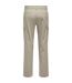 Mens Plain Straight Cargo Trousers Chinchilla Only-3