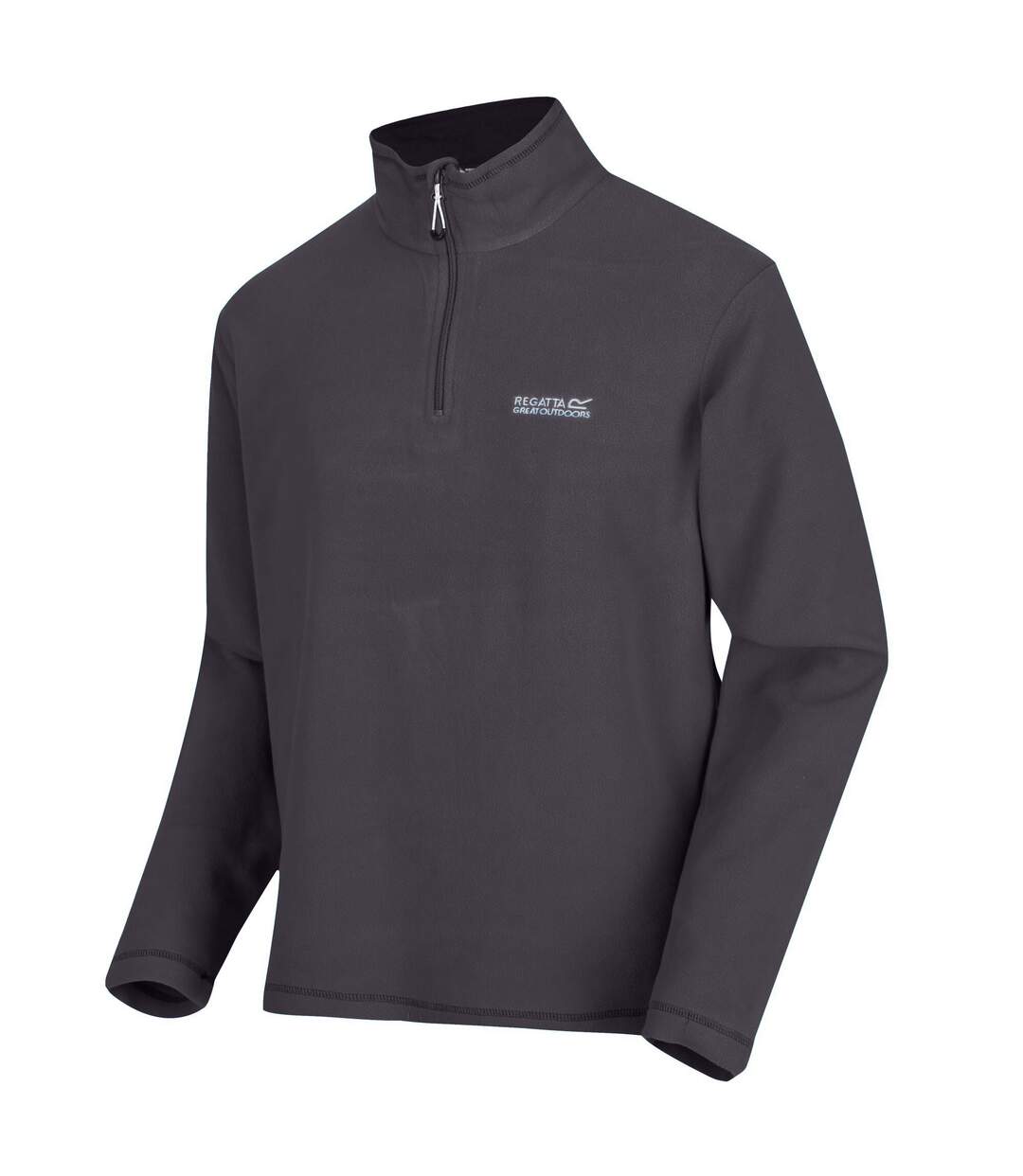 Regatta Great Outdoors Mens Thompson Half Zip Fleece Top (Iron) - UTRG1390