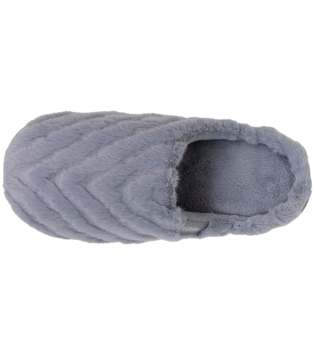 Isotoner Chaussons Mules femme semelle bloup confort-2
