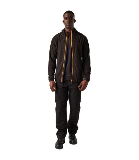 Veste Polaire Homme Noir Orange Vif Regatta Professional