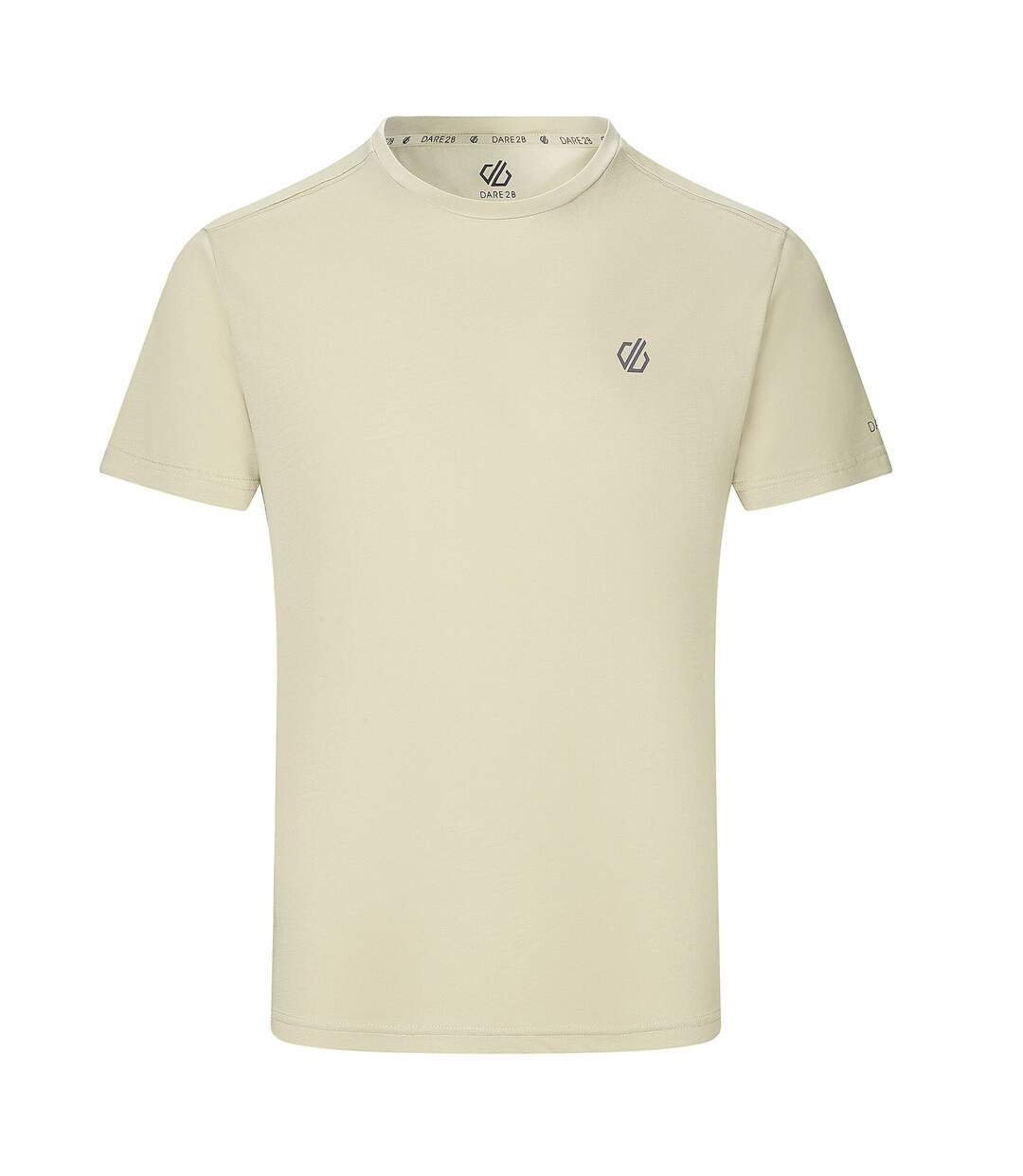T-shirt Manches Courtes Agile Homme Blanc Cassé Dare 2B-1