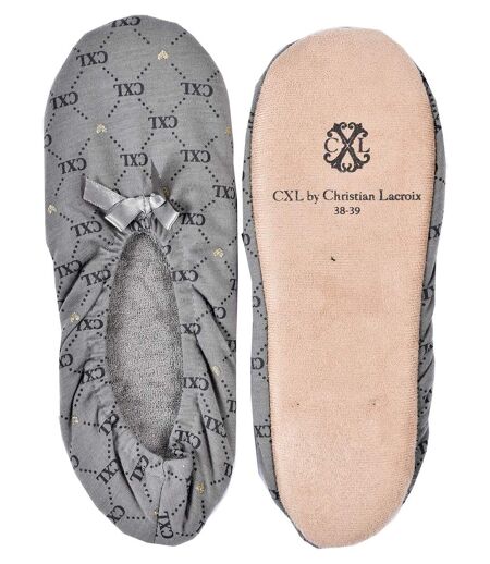 Pantoufles Femme CXL By LACROIX 2586 Ballerine GRIS