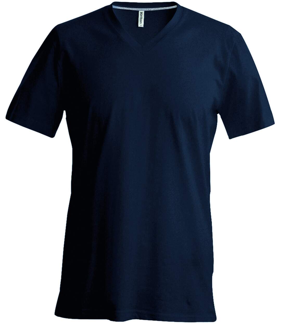 T-shirt manches courtes col V - K357 - gris foncé - homme