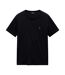 Mens Salis Logo Short-sleeved T-shirt Black Napapijri-1