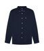 Mens Embroidered Logo Oxford Shirt Navy Lyle & Scott-1