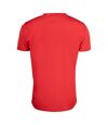 Clique Mens Active T-Shirt (Red)