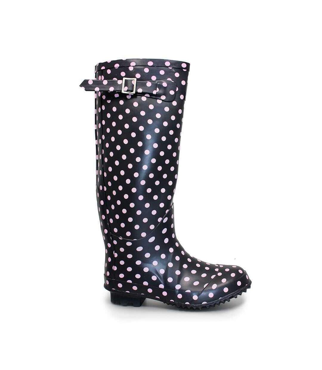 Bottes de pluie femme bleu Lunar-4