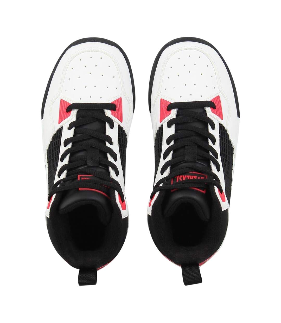 Baskets Montantes Layup Homme Blanc Noir Rouge Everlast-3