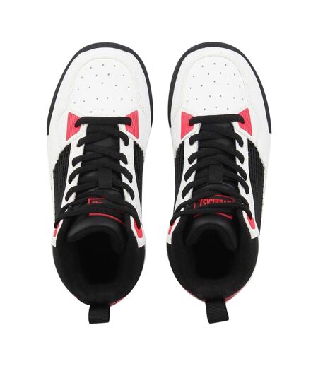 Baskets Montantes Layup Homme Blanc Noir Rouge Everlast