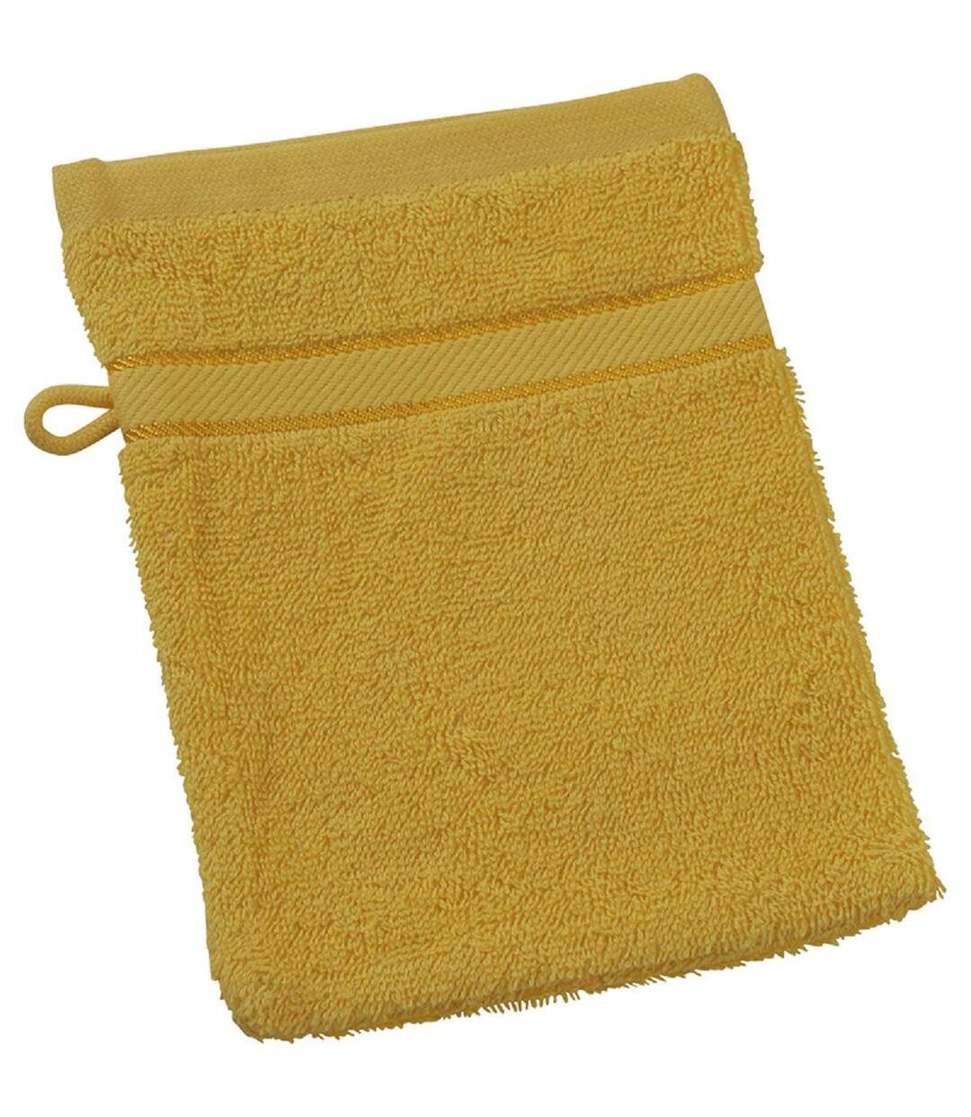 Gant de toilette - éponge - MB435 - jaune-1