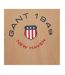 Mens Short-sleeved T-shirt Caramel Beige Gant-3