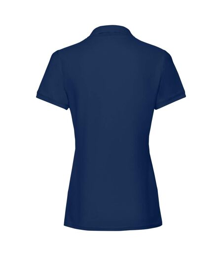Fruit Of The Loom Ladies Lady-Fit Premium Short Sleeve Polo Shirt (Navy) - UTBC1377