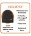 Mens Waterproof Cold Weather Roll Cuff Beanie Hat-3