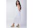 Robe longue sans manches SERAPHINE blanc Coton Du Monde-3